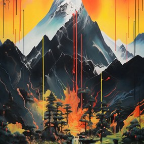 Poszter 80x80cm Hegyi alkímia