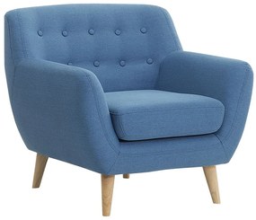 Kék kárpitozott fotel MOTALA Beliani