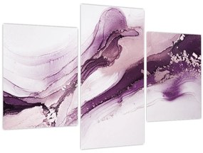 Kép - Lila folyadék művészet (90x60 cm)