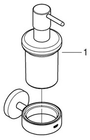 GROHE 411952430 - START folyékony szappanadagoló, 160 ml, fekete