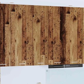 Függő szekrény polcokkal Riga Öreg fa 30 x 31 x 100 cm Faanyag