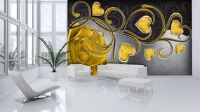 Fotótapéta - Virágos művészet - absztrakt (152,5x104 cm)