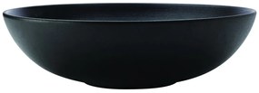 Tál, Maxwell & Williams, Kaviár, 36 cm Ø, porcelán, fekete