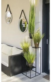 Virágállvány 100x40 cm fekete