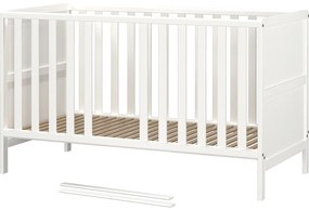 Fehér tömörfa babaágy 70x140 cm Alkmaar – Germania