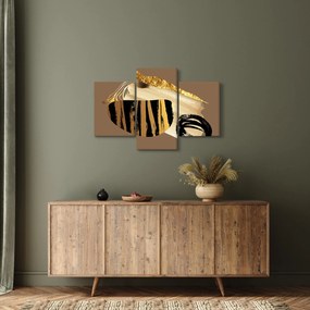 Kép - Absztrakció aranybarna N⁰2 (90x60 cm)