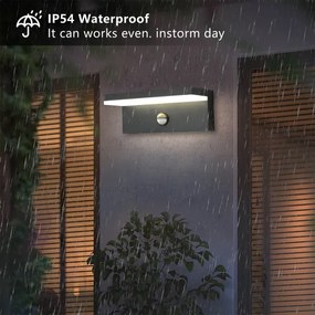 Brilagi-LED TESSI kültéri fali lámpa érzékelővel LED/10W/230V antracit IP54
