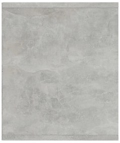 betonszürke szerelt fa könyv-/TV-szekrény 36 x 30 x 143 cm