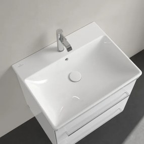 Villeroy & Boch 41586001 - Függesztett mosdó AVENTO 60x47 cm kerámia/fehér