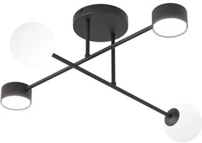 Felületre szerelhető csillár HOLON 2xG9/8W/230V + 2xGX53/12W fekete