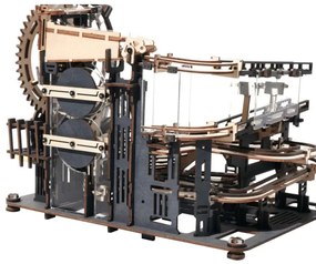 RoboTime - 3D Üveggolyó pálya puzzle Város akadályokkal