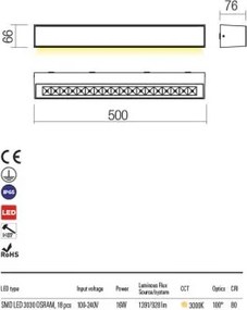 Kültéri Fali Lámpa Barna AROOS REDO 90255