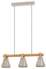 Eglo 43952 - Csillár zsinóron CAWTON 3xE27/40W/230V