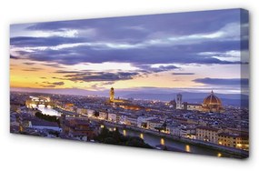 Canvas képek Olaszország River naplemente 125x50 cm