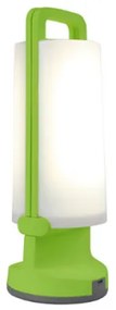 Led lámpatest , kültéri , 1.2W , napelemes , dimmelhető , természetes fehér , IP54 , zöld , LUTEC , DRAGONFLY