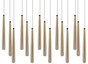 Aranyszínű LED függőlámpa Cala – Trio Select