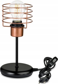 Éjjeli lámpa Loft asztali lámpa led E27 vezeték