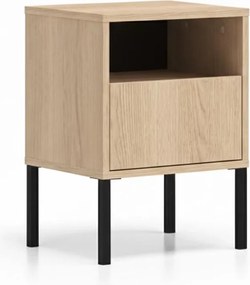 Harmona éjjeliszekrény 40 cm fiókkal - lindberg tölgy