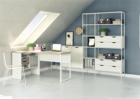 Tvilum Sarok íróasztal 2 fiókkal tölgyfa színben EFREM PLUS