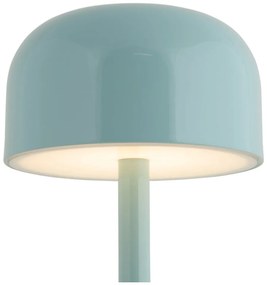 Világoskék LED asztali lámpa fém búrával (magasság 24,5 cm) James – Leitmotiv