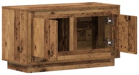 TV szekrény régi fa 80x35x45 cm mérnöki fa