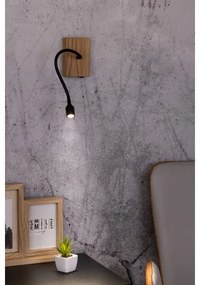 Spot-Light 5721174 - LED fali lámpa LECTOR LED/2,5W/230V tölgy