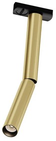 TR142-1-6W3K-BS Focus Dual Alumínium Sín lámpafej Sárgaréz Színű LED 6 W 3000 Kelvin 440 Lumen IP20