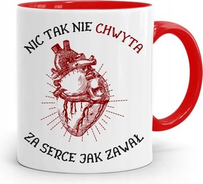 Piros Bögre A Doktornak Szívet Ragadó, fényképes nyomattal