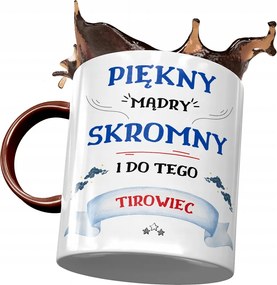 Bordó Bögre Túrós Gyönyörű Okos Szerény Nyomtatott Fotóval