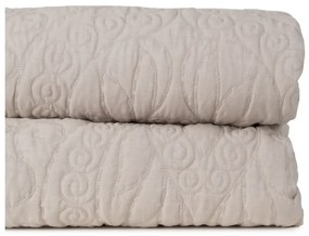 Bézs steppelt ágytakaró 180x260 cm – Ixia