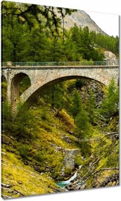 Vászonkép 70x100 Híd Tájkép