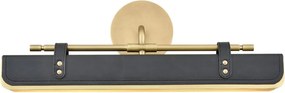 Quintiesse vintage fali lámpa valise fekete sárgaréz elsqn-valise-w-vbstl
