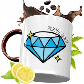 Bordó Bögre Labdarúgónak Születésnapi Ajándék fényképes nyomtatással