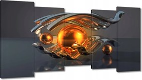 Festmények 150x80 Absztrakt Golyók a kézben