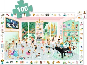 Megfigyeltető puzzle - Balett iskola, 100 db-os - The dance school