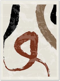 Boho absztrakt bézs Poszter B1 100x70cm #T33