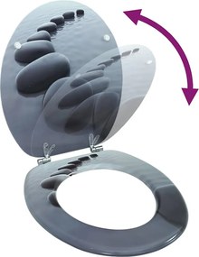 Kőmintás MDF WC-ülőke