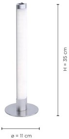 Leuchten Direkt 15272-55 - LED Asztali lámpa AMILIA LED/6W/230V