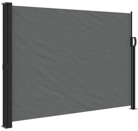 antracitszürke kihúzható oldalsó napellenző 140 x 300 cm