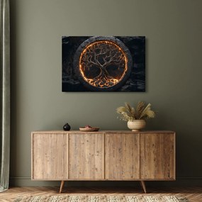 Kép – Életfa lávában I. (90x60 cm)