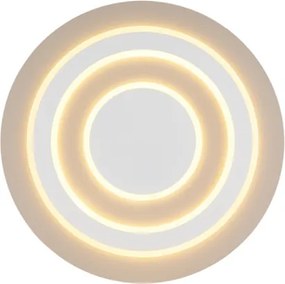 Globo 48032-40S Mennyezeti lámpa, fém matt fehér, fém matt homokszínű, akril fehér, ø: 480mm, M: 43mm, tartozék: LED 40W 230V, 4600lm forrás, 1500lm kimenet, 3000K