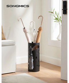 ANABEL fém esernyőtartó, 17x41cm, fekete SongmicsHome