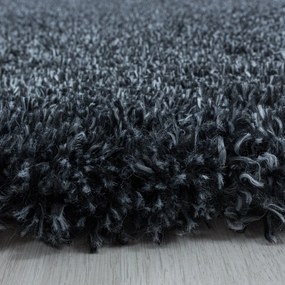 Antracitszürke szőnyeg 80x150 cm Fluffy – Ayyildiz Carpets