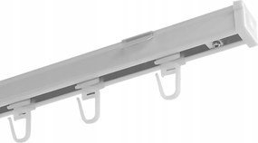 Függönykarnis Mennyezeti sín alumínium M szimpla egyvágányú biztosítótű 400 cm