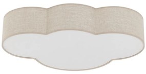Brilagi - Gyerekszobai mennyezeti lámpa NIMBUS LINEN 4xE27/15W/230V 46x63 cm bézs 11232