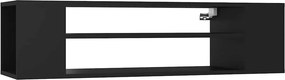 vidaXL fekete szerelt fa függő TV-szekrény 100 x 30 x 26,5 cm