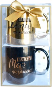 2 Db-os Prestige Bögre Szett Férj Feleség Legjobb Q887