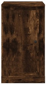 füstös tölgy színű szerelt fa tálalószekrény 37,5x35,5x67,5 cm