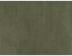 Zöld kordbársony fotel Vigor – Leitmotiv