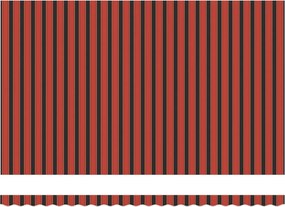 Behúzható napellenző narancssárga és barna 500 × 350 cm